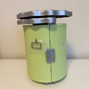 American Girl Doll Hair Styling Center Hairdresser Caddy Accessories Green 18”